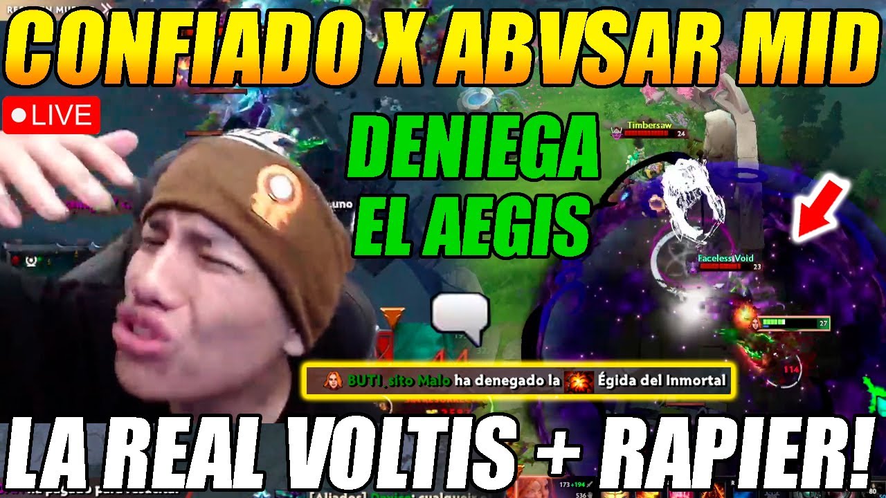 BUTI peca de SOBERBIO!! DOTA ganado y le HACEN la real VOLTIS + RAPIER se quedan sin BUYBACKS