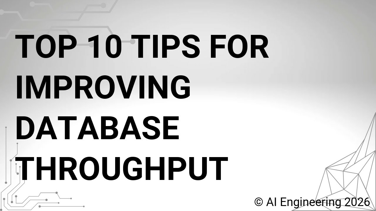 Top 10 Tips for Improving Database Throughput