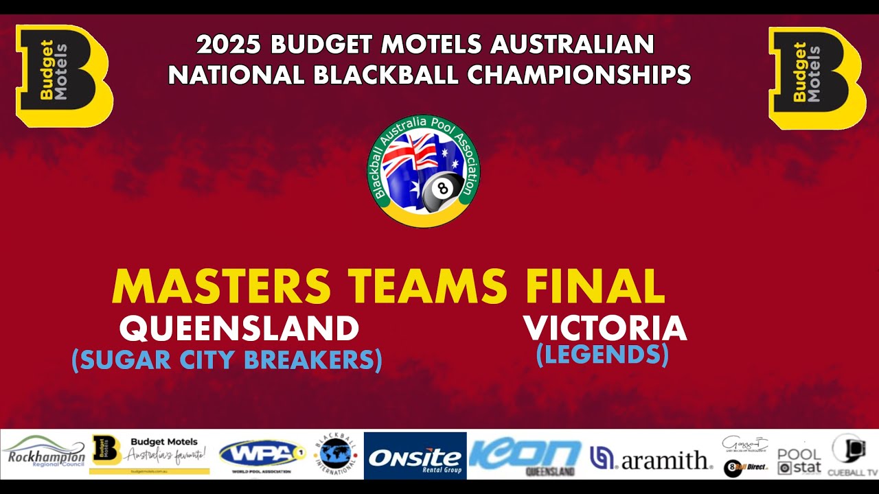 Australian Championships 2025  : Masters Teams GRAND FINAL VIC Legends v QLD SC Breakers