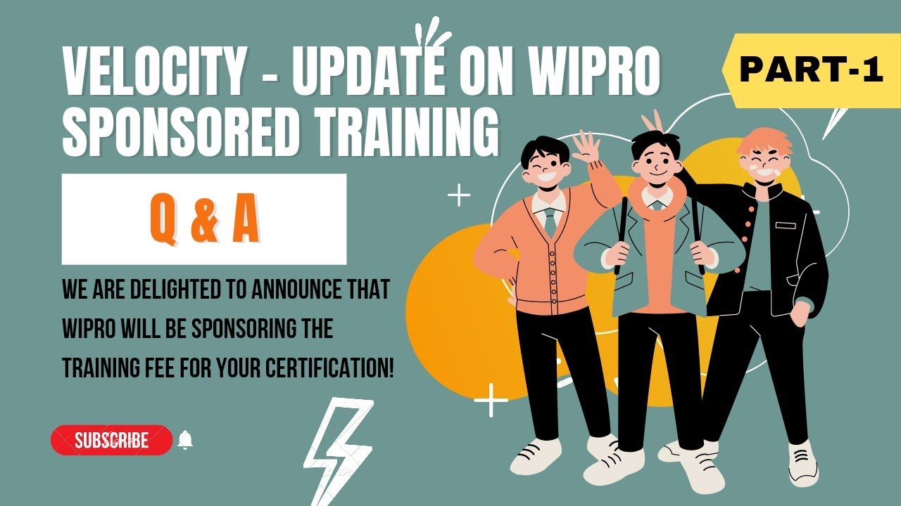 Velocity Update on Wipro sponsored training PART - 1 | Wipro Turbo and Velocity Offer | 2022 Batch.