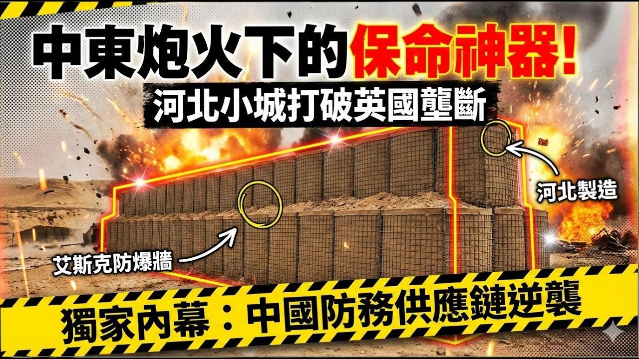 中東炮火下的保命神器！河北小縣城如何打破英國壟斷，逆襲全球防務供應鏈？