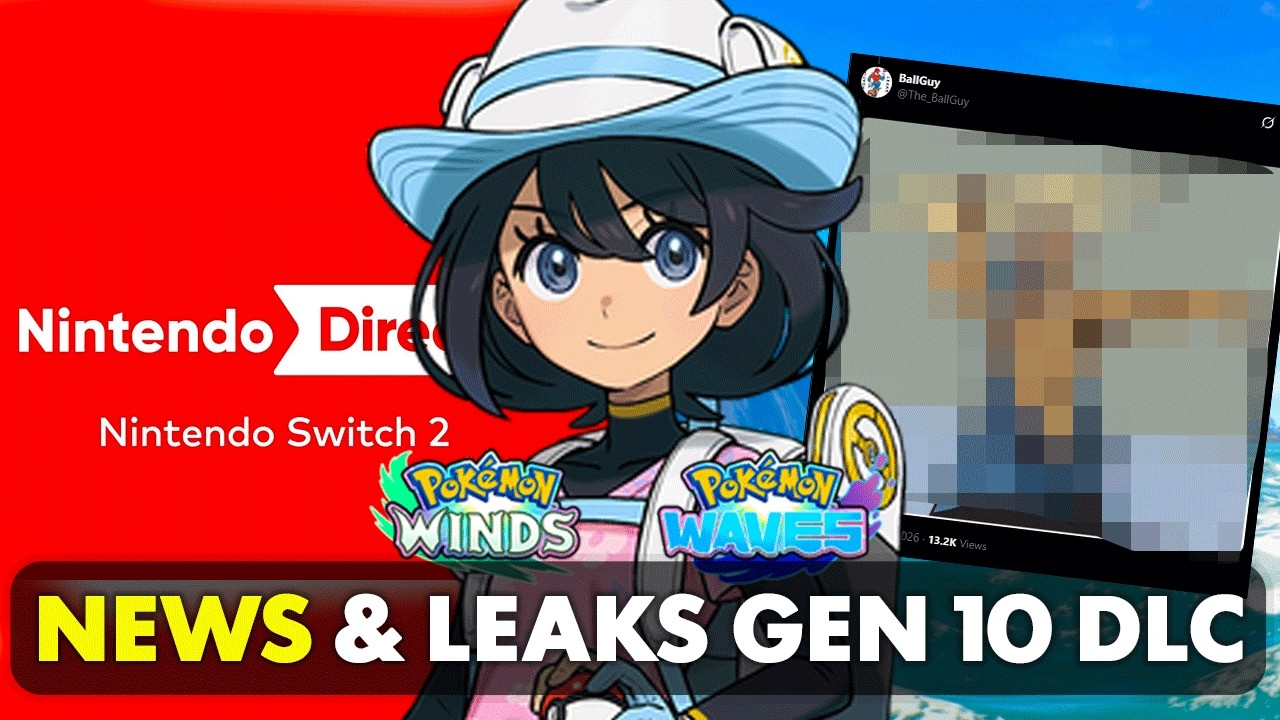 POKEMON NEWS & LEAKS! Pokémon Winds & Waves DLC Leaks & Nintendo Direct in March Rumors