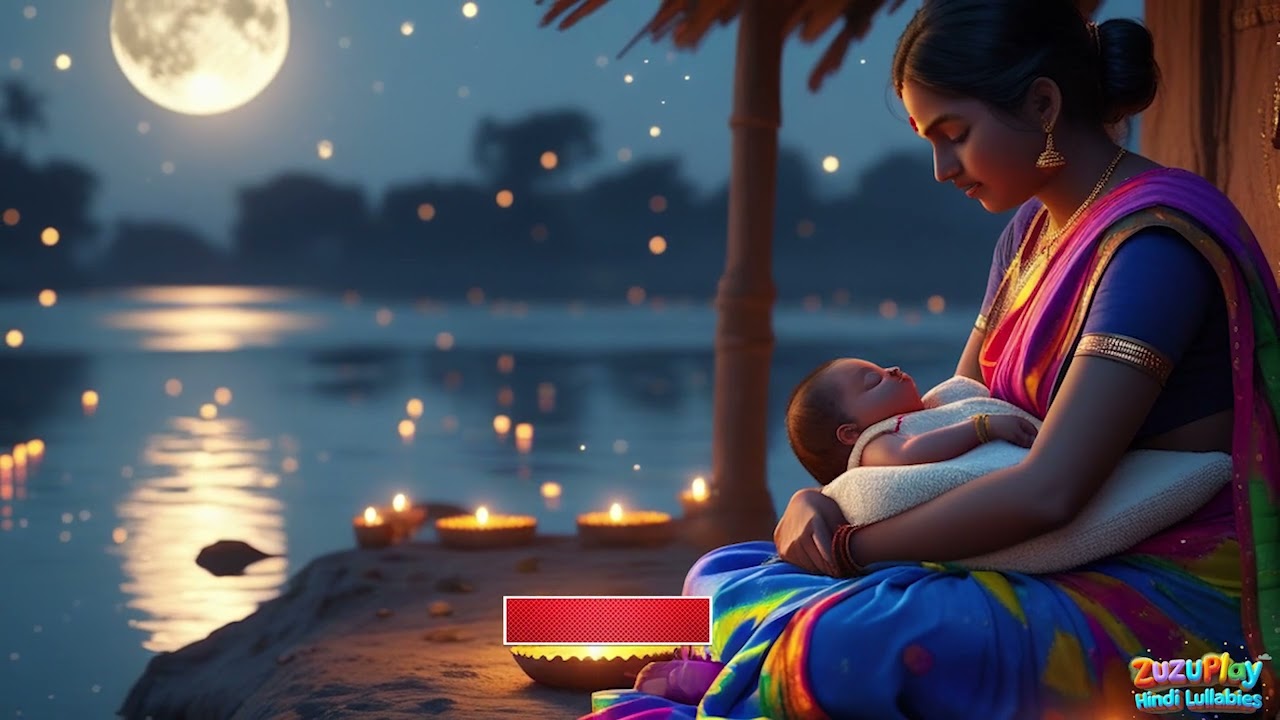 चाँदनी रात की लोरी | Moonlight Hindi Baby Lullabies