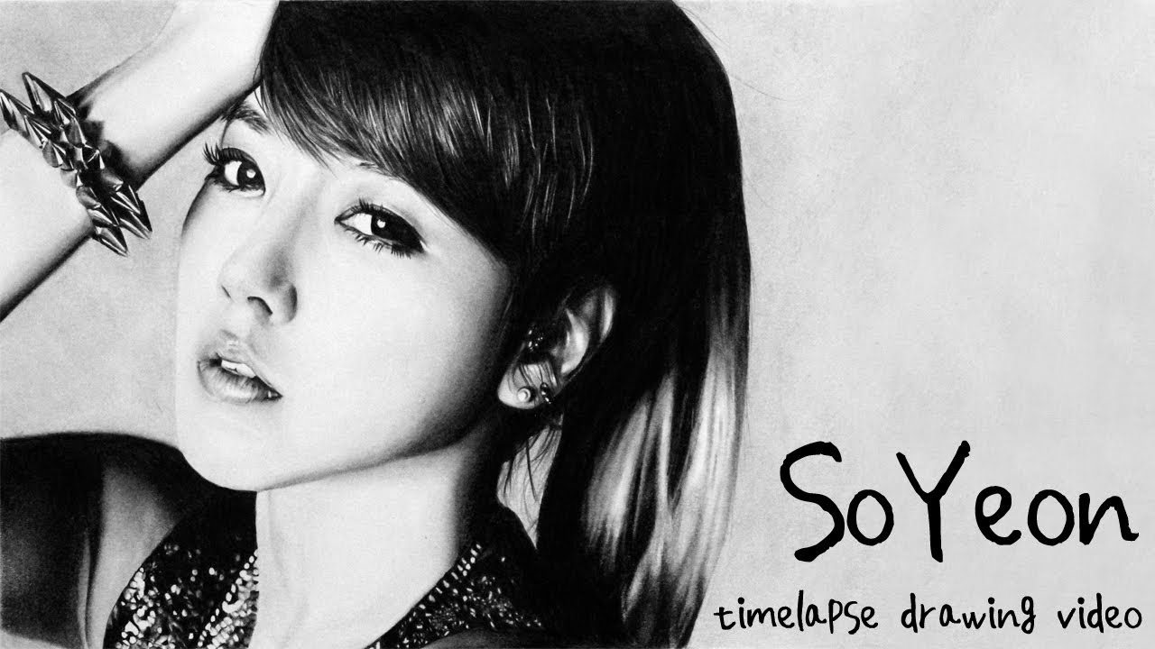 [GURUPOP Event] Soyeon - Graphite Pencil Drawing