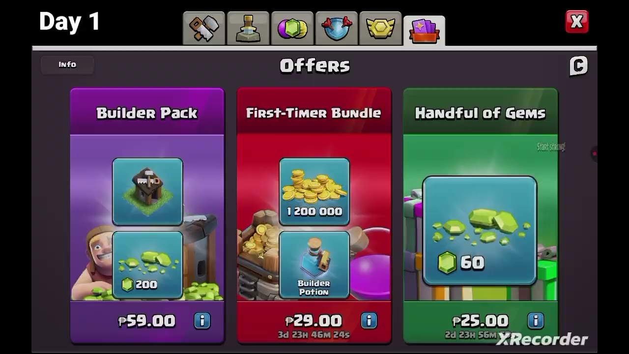 Day 1 of playing clash of clans [New era]