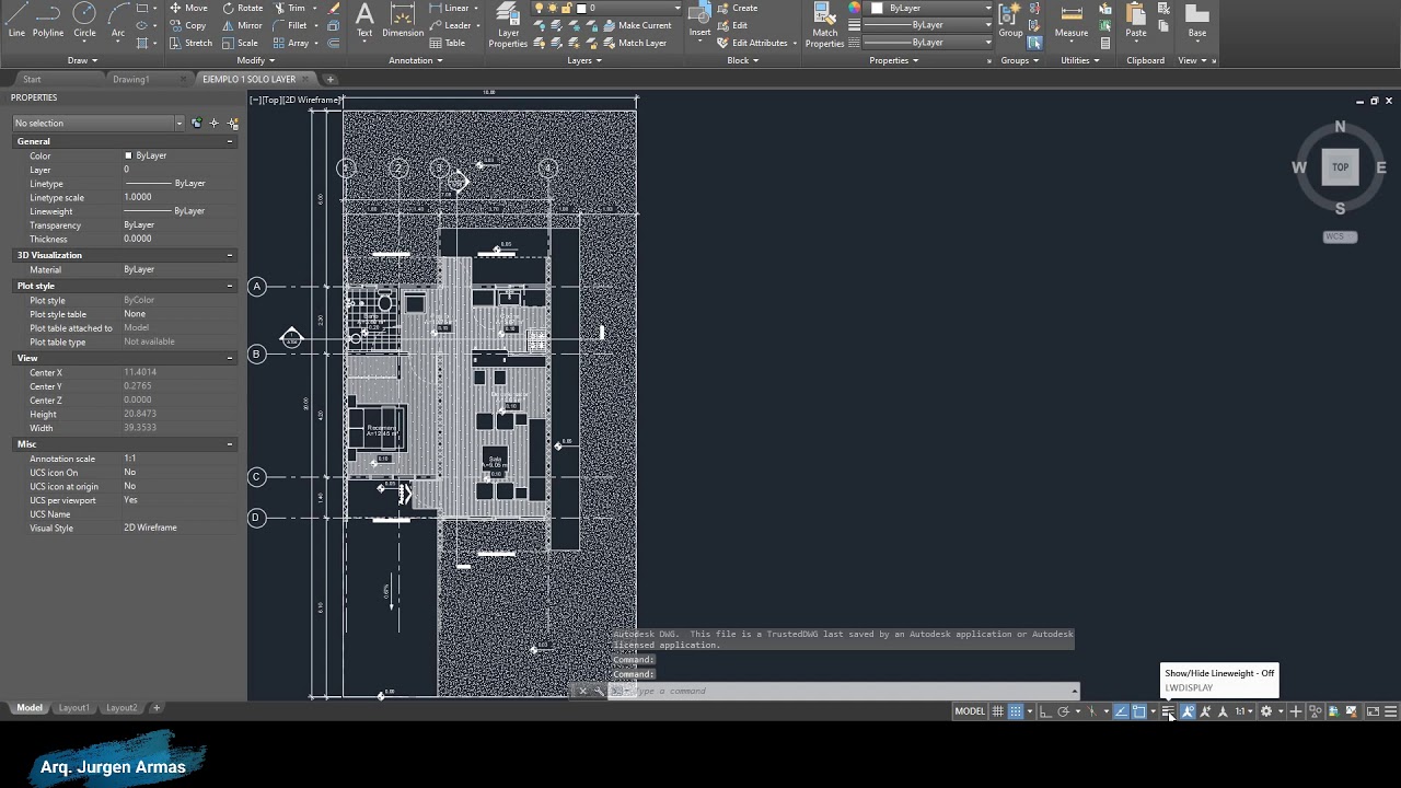 Revit: Exportar a Autocad en un solo Layer