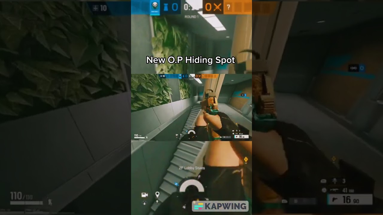 INSANE Hiding Spot on Nighthaven Labs (NEW R6 MAP) #shorts #rainbowsixsiege