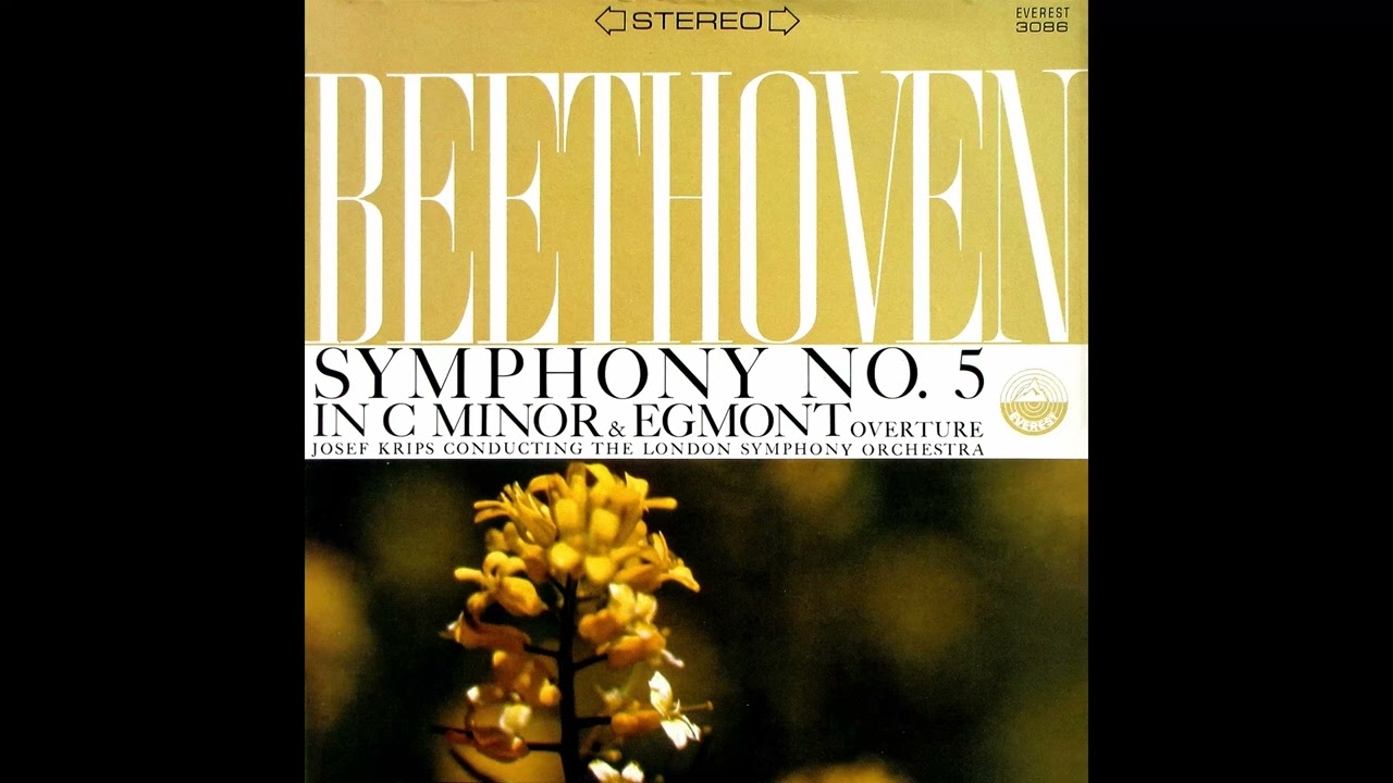 Krips, London SO - Beethoven - Symphony No 5 & Egmont Overture (1960) Vinyl 1981