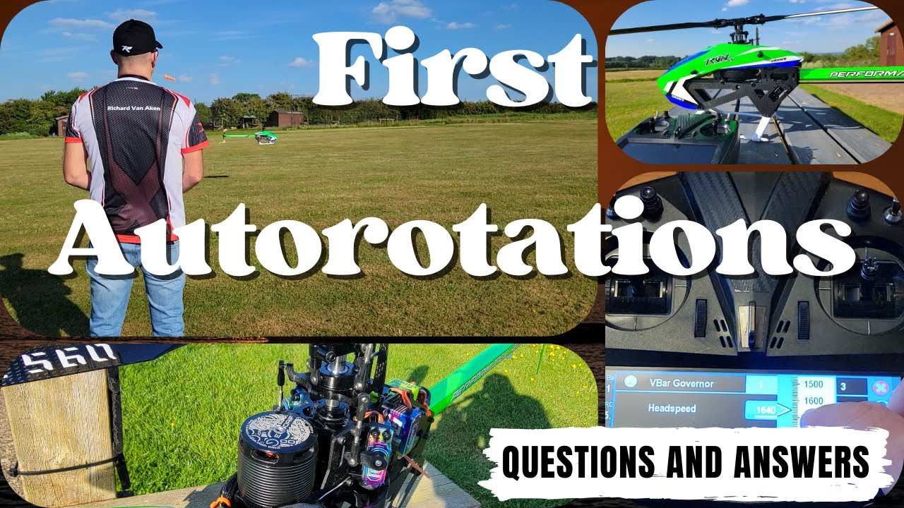 First Autorotations! A guide to RC Helicopters