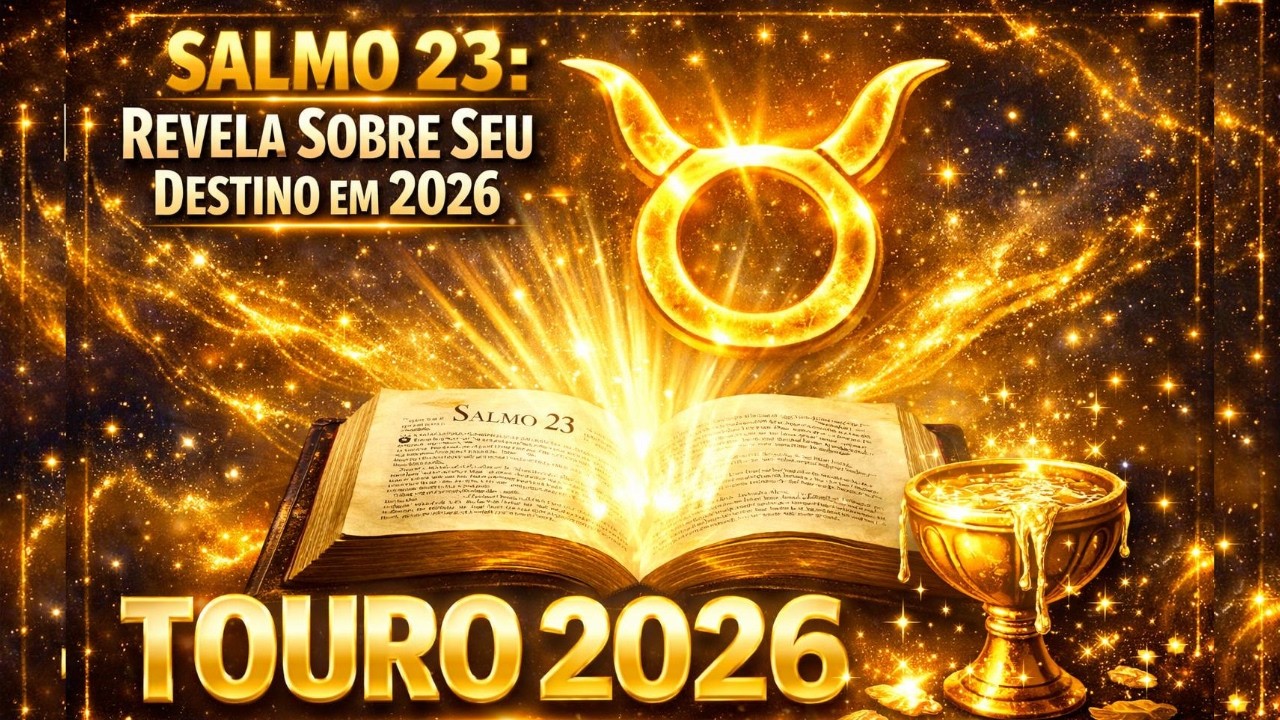 TOURO 🐂 SALMO 23: A Mensagem Que Vai TRANSFORMAR Sua Vida em 2026 | Abundância e Proteção Divina