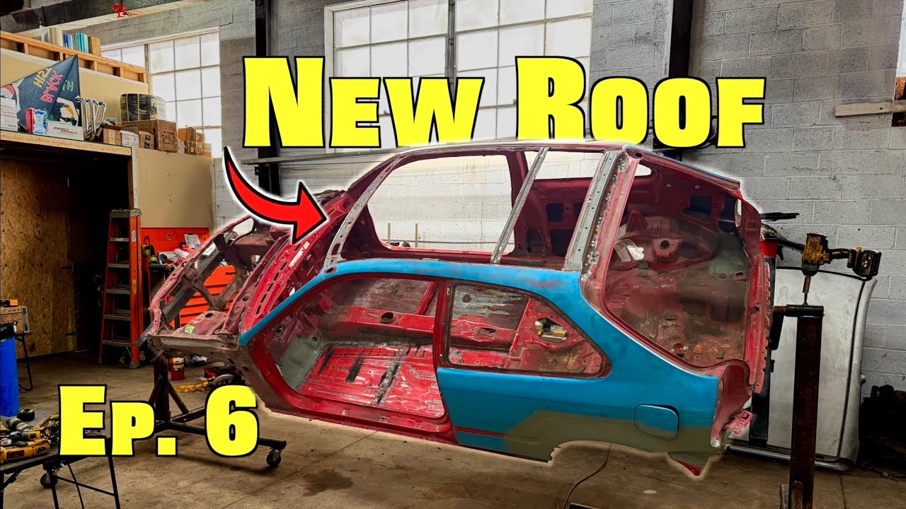 Replacing the ROOF on the Clean Build | 97 Civic HB