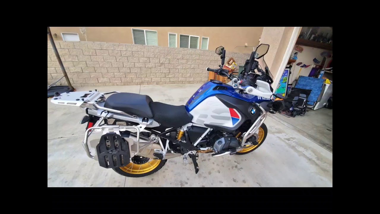 Remus 8 Slip-On Exhaust for 2020 BMW GSA1250 Before and After (with Baffle in)