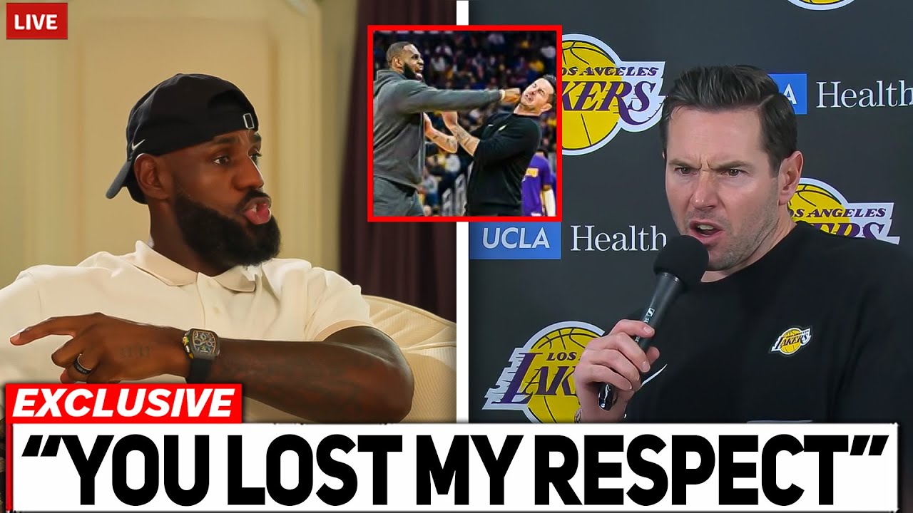 LeBron James GOES OFF As Lakers Coach CROSSES LINE With Bronny!
