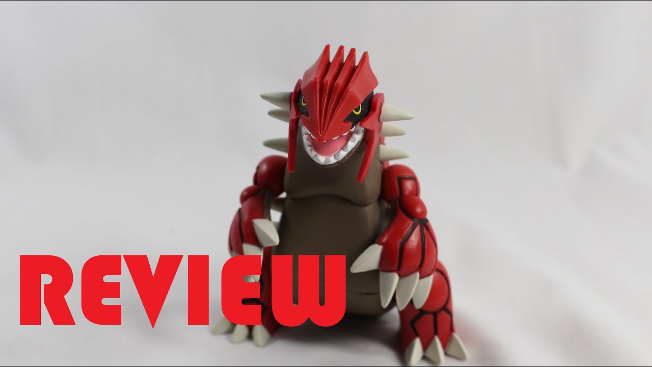 TOMY Trainer's Choice GROUDON Pokemon Action Figure Review