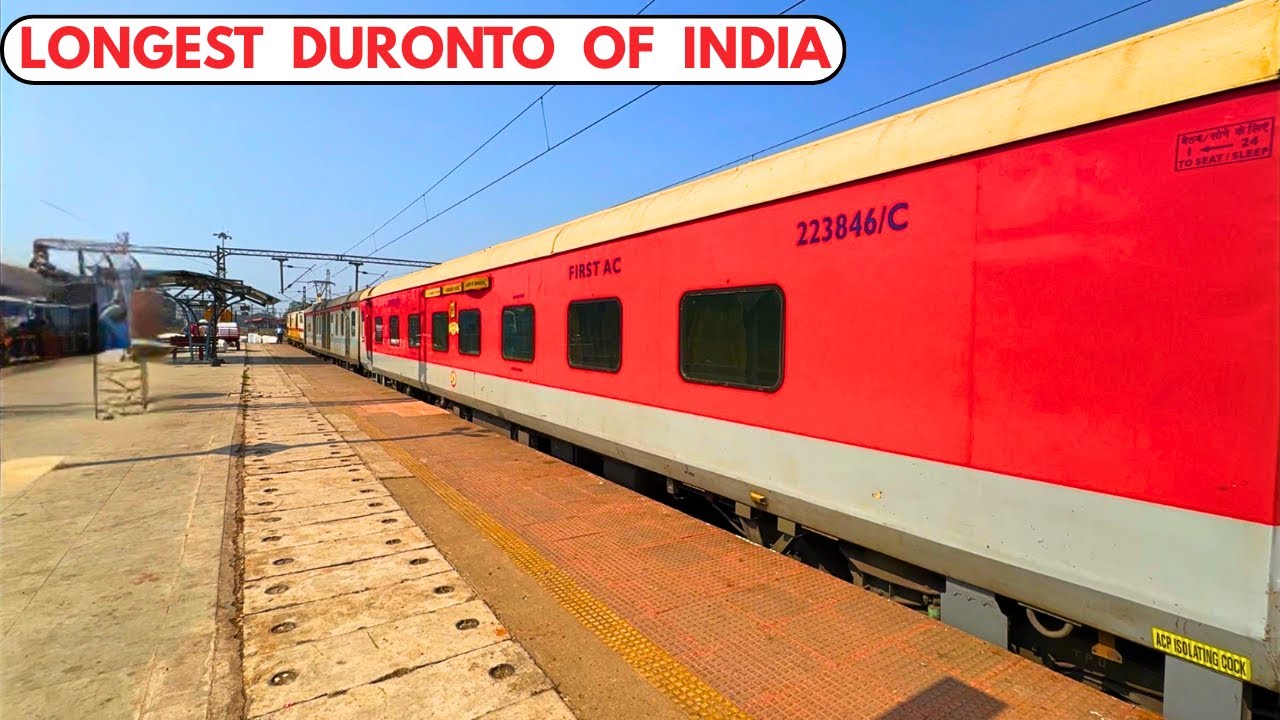 * India's Longest Duronto Express * Ernakulam to Delhi Duronto Express Full Journey
