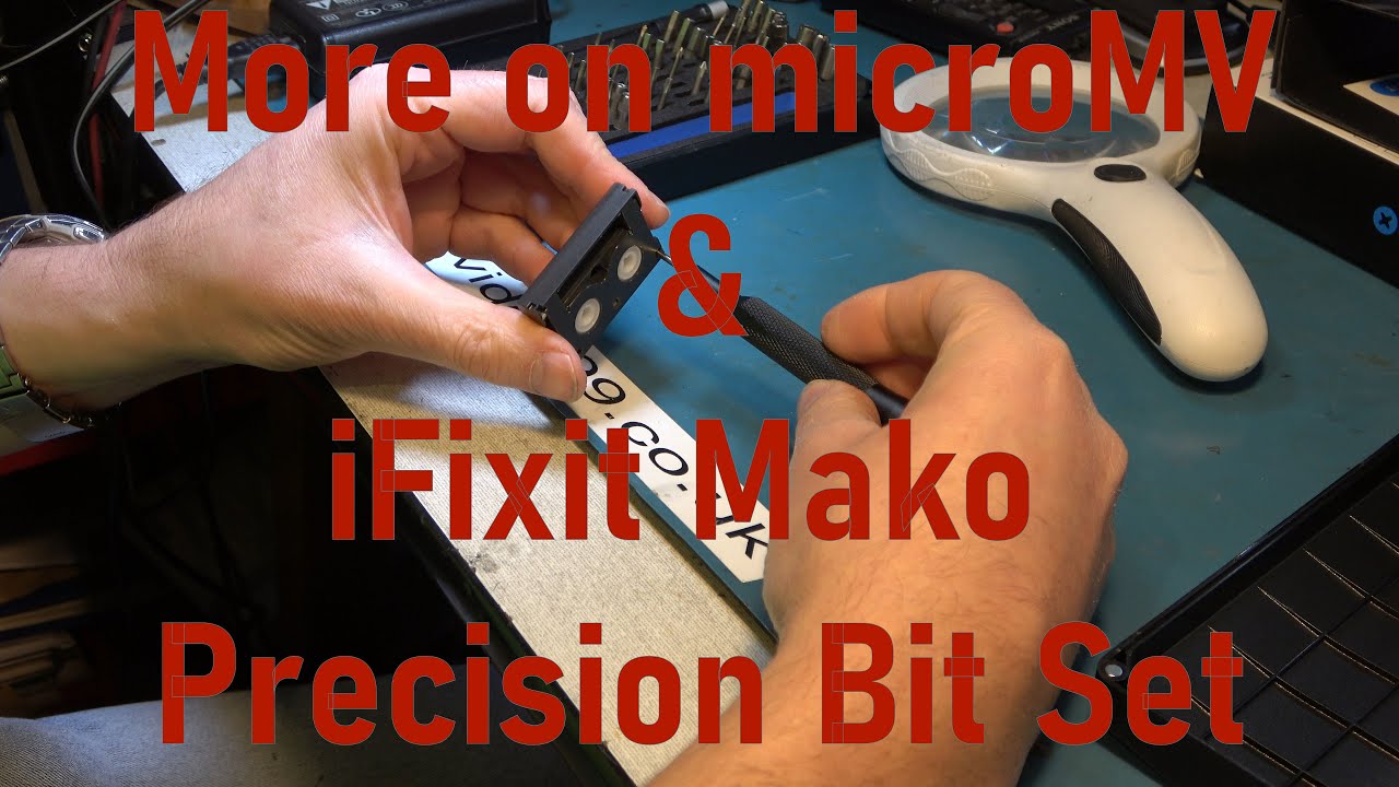 More on Sony microMV and iFixit Mako Precision Bit Set.
