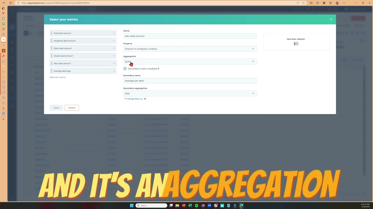 How to Create Custom Deal Metrics in HubSpot CRM