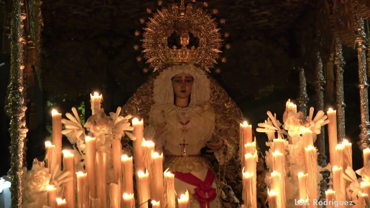 Entrada de la Procesion de la  VIRGEN DE LA CARIDAD del Baratillo / Semana Santa de Sevilla 2025
