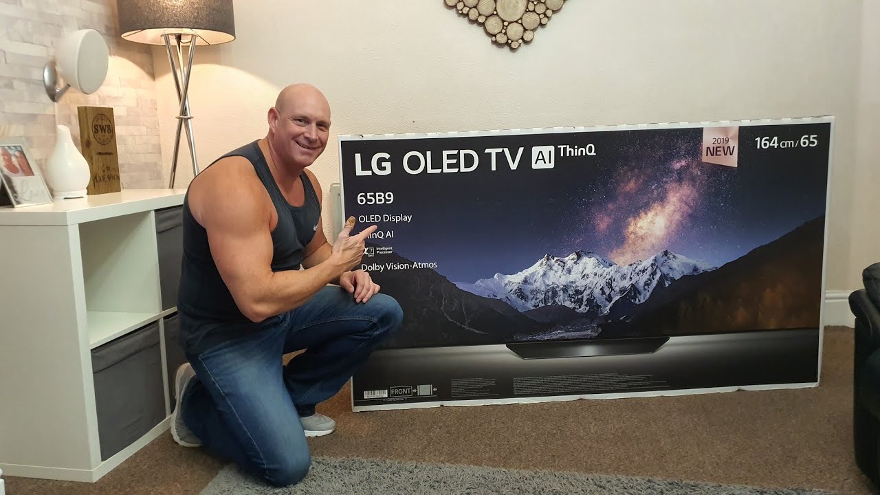 LG B9 OLED 65&rdquo; 2019 года: распаковка, настенный монтаж и демонстрация