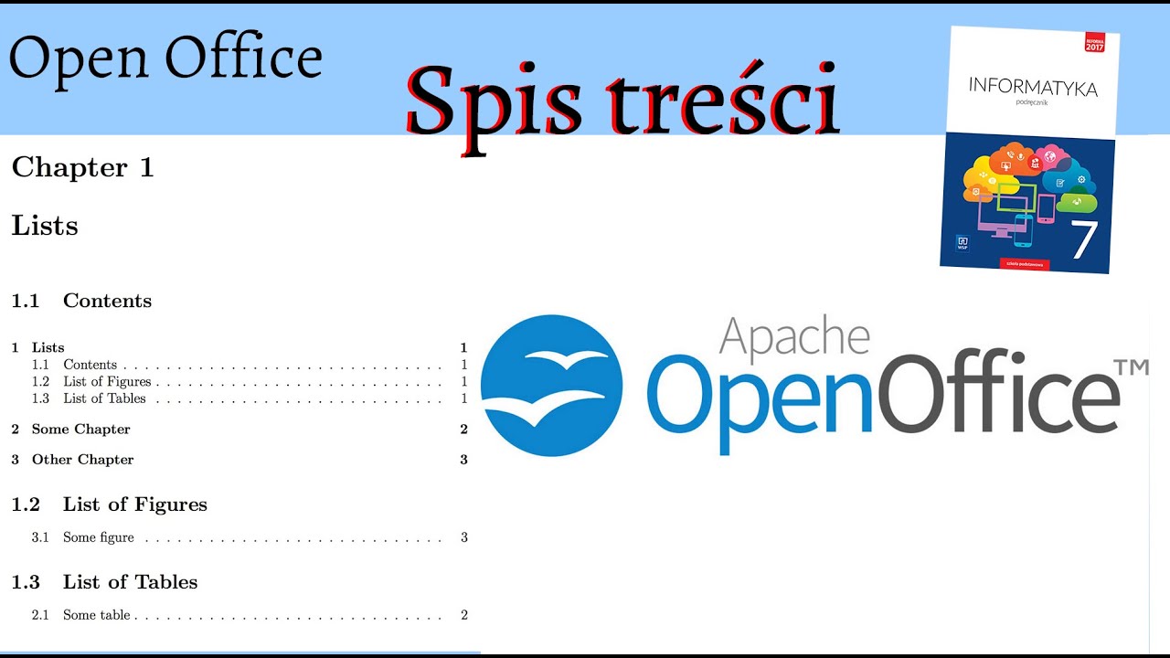 OpenOffice - Spis treści