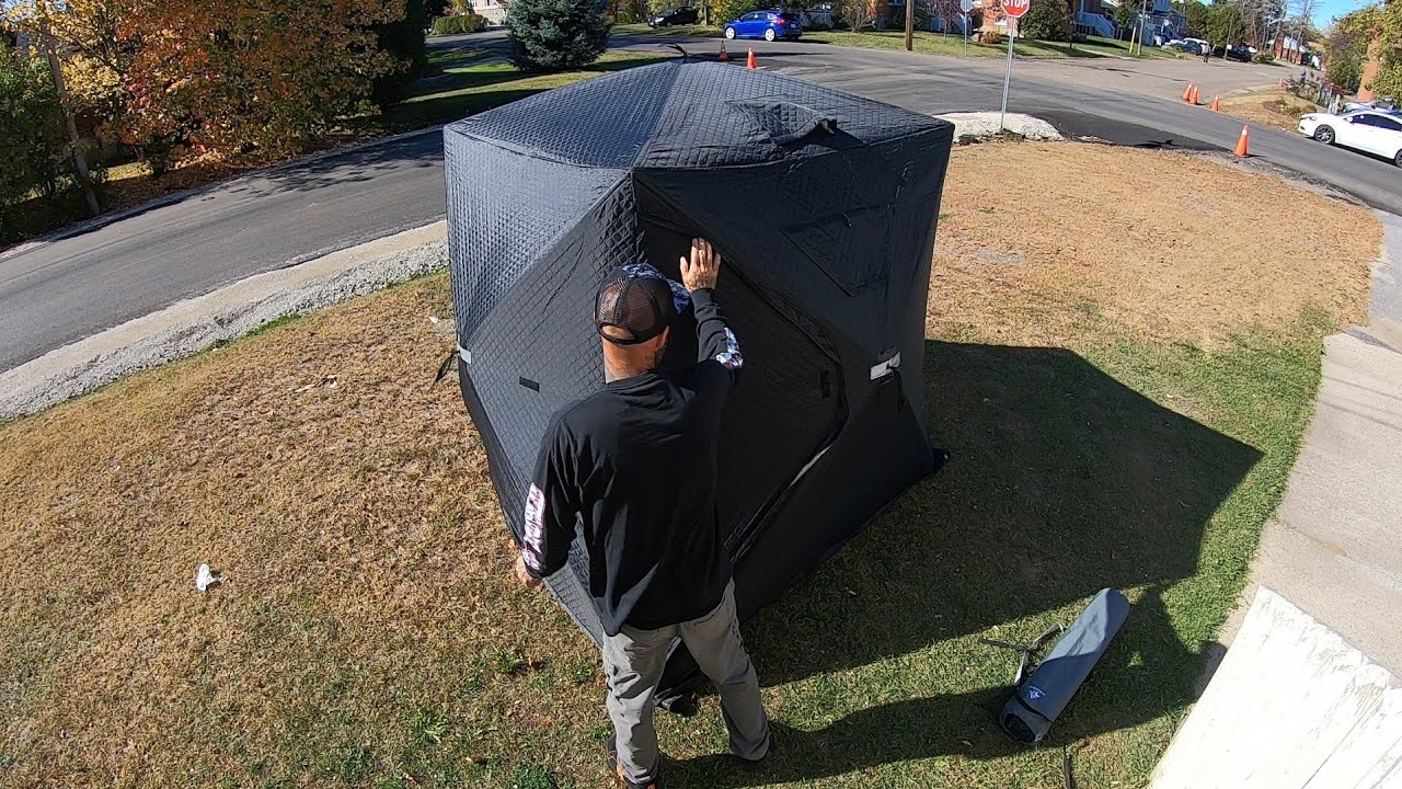 Outsunny 4/6 Person Insulated Ice Shelter Review