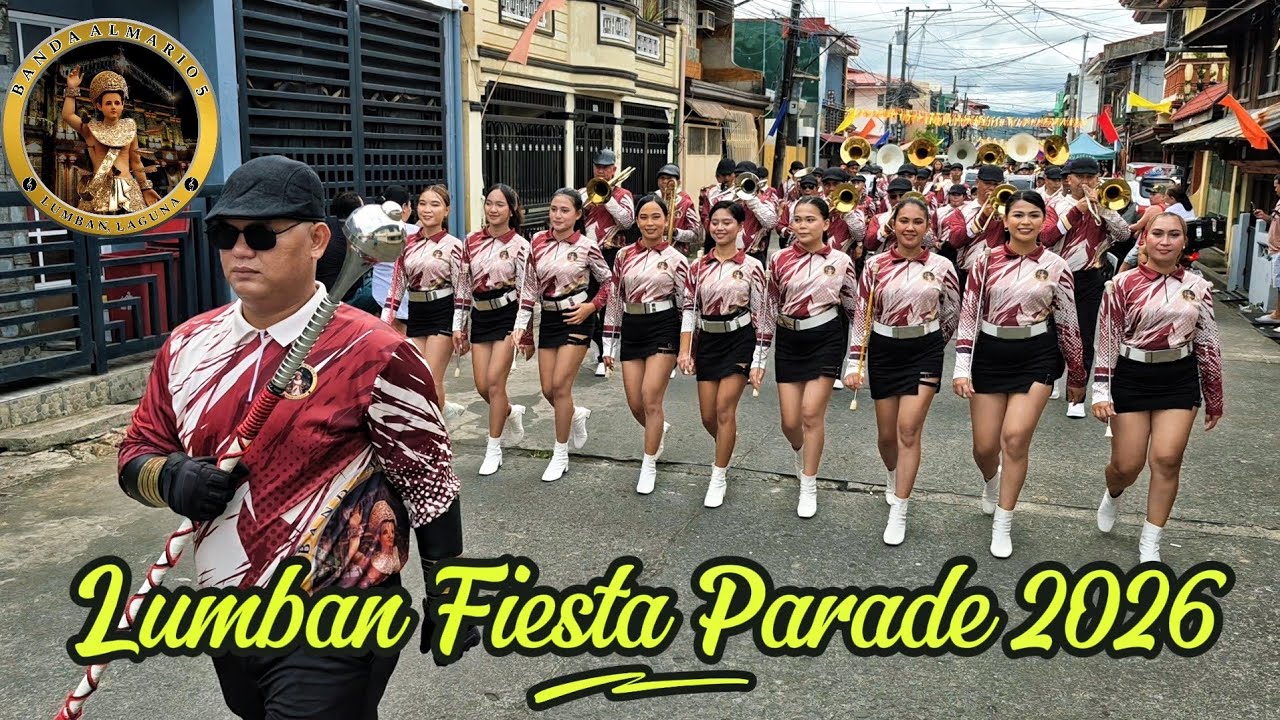 Banda Almario 5 | Lumban Town Fiesta 2026 | Parade