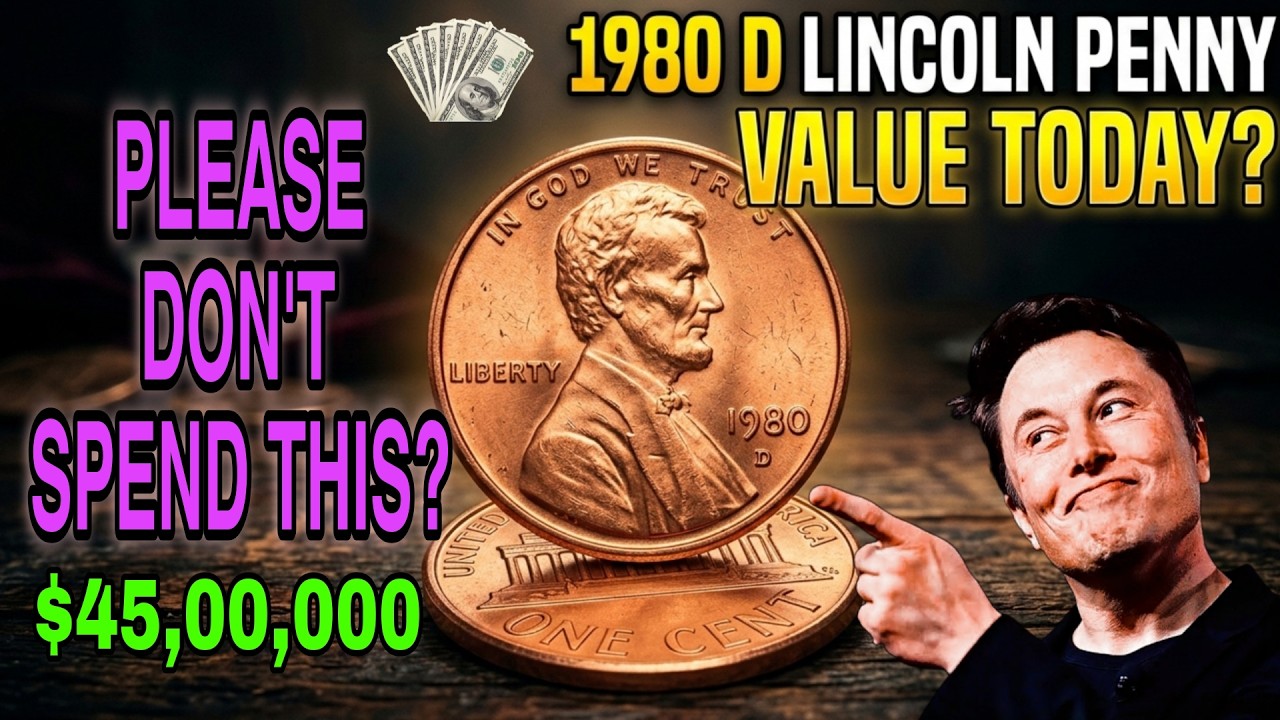 1980 D Lincoln One Cent Coin Value Today | USA Copper Penny Worth Money?