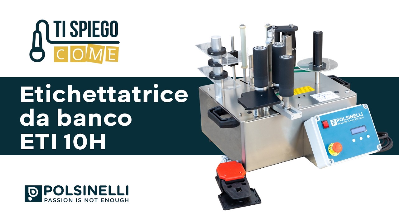 Come è fatta la nostra Etichettatrice da banco ETI 10H