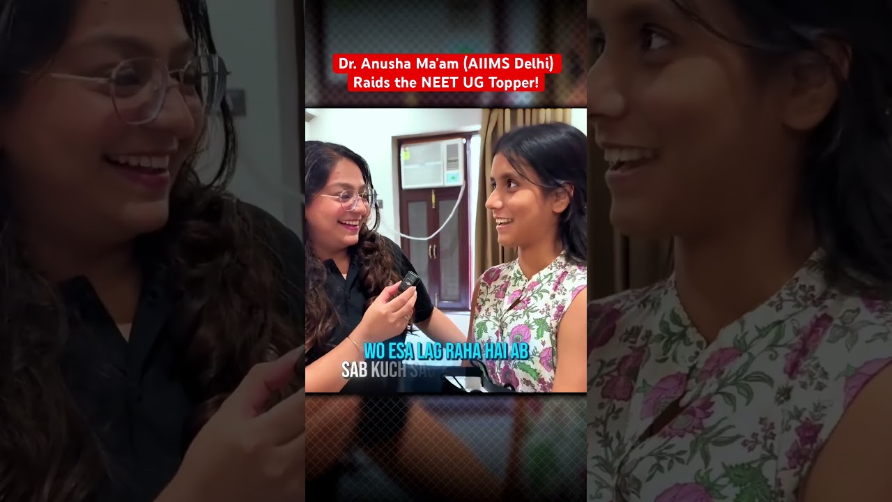 Dr. Anusha Ma'am (AIIMS Delhi) Raids the NEET UG Topper! #anusha maam #microbiology #neetpg #pwmeded
