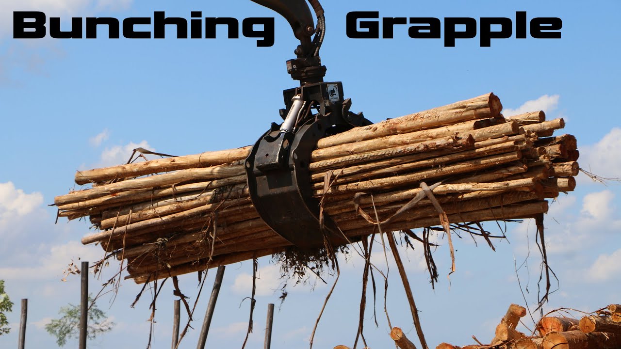 Rotobec Bunching Grapple in Action