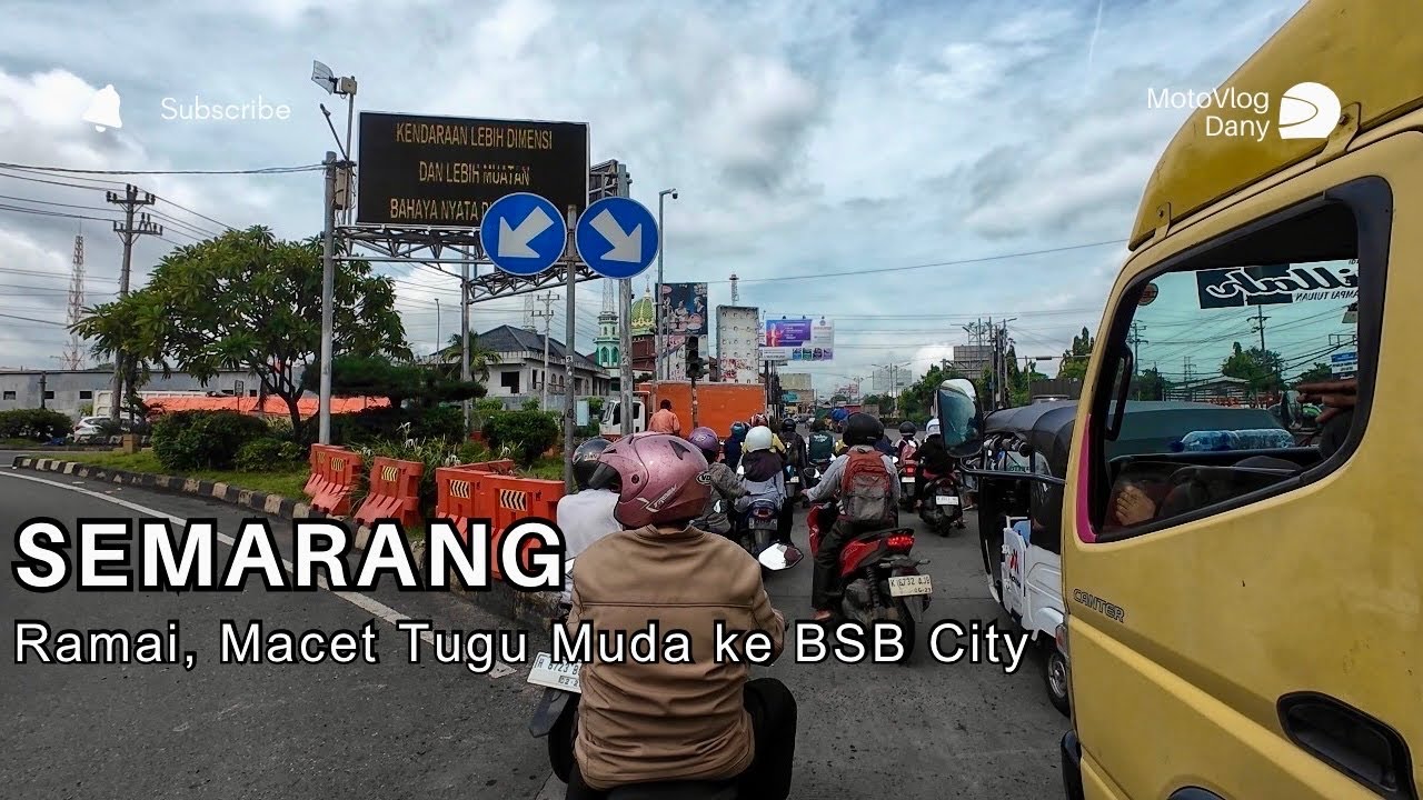 Motor Vlog Semarang | Tugu Muda ke BSB City – Suasana Jalan & Kondisi Terkini