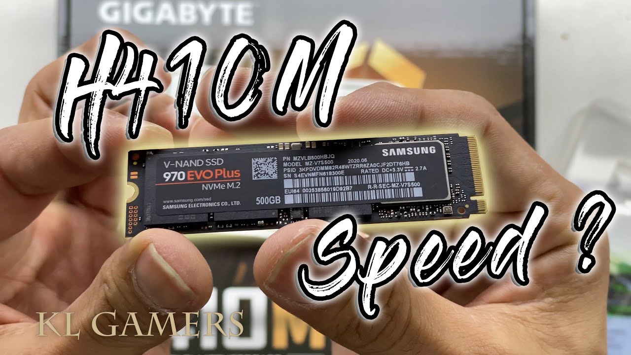 intel Core i5 10400 GIGABYTE H410M H SAMSUNG 970 EVO Plus M.2 NVMe SSD Build Benchmark