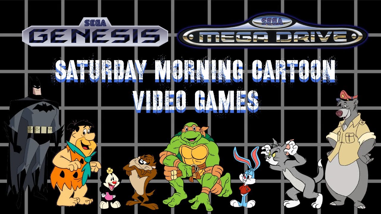 Saturday Morning Cartoon Video Games (Sega Mega Drive)