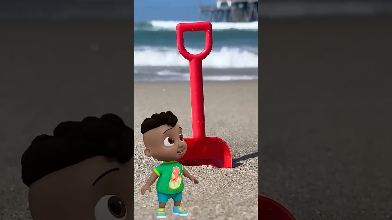 Name the Colors on the Beach! 🔴🟠🟡🟢🔵🟣 Kids' Learning Game
