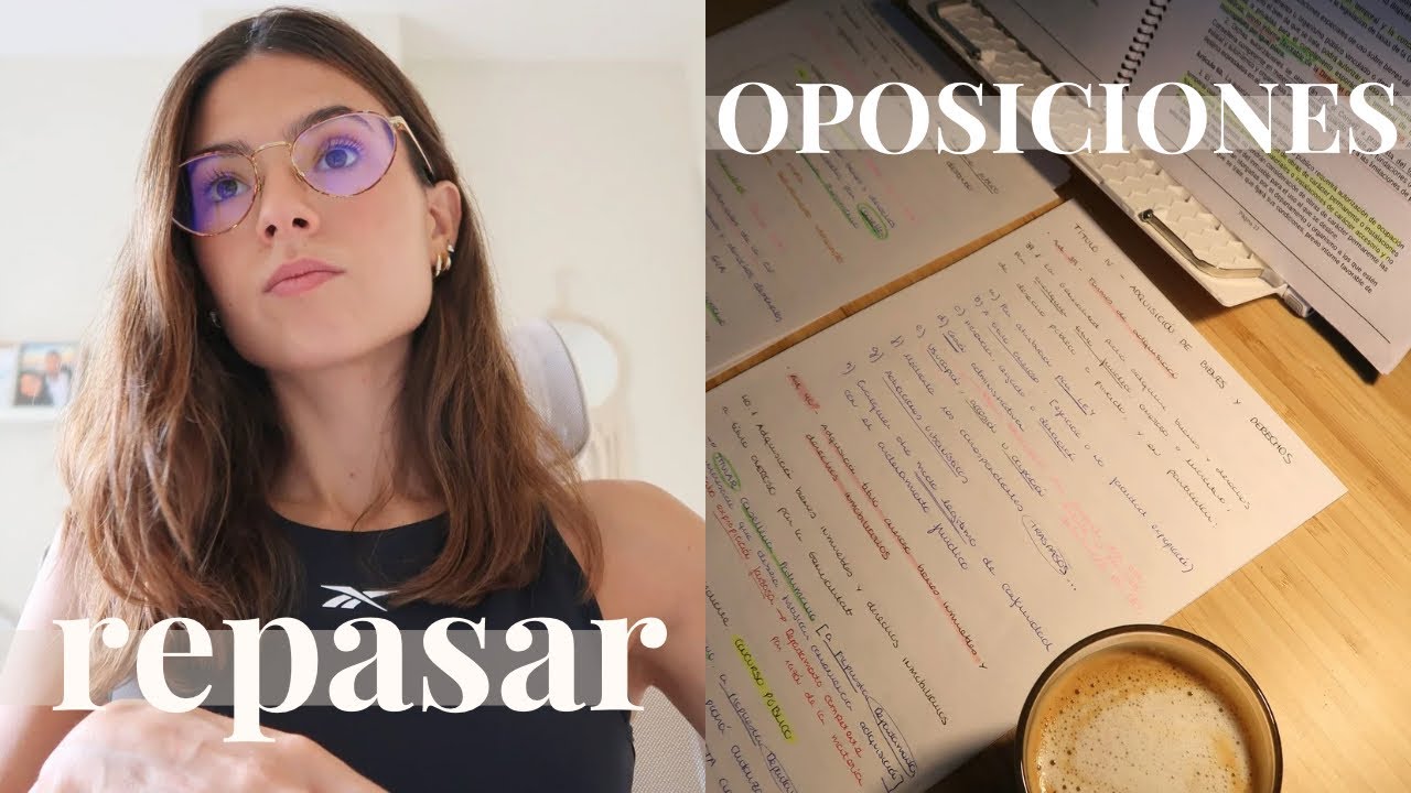 Cómo REPASAR los temas de la OPOSICIÓN 🔁 | Técnicas de estudio desde el principio hasta el examen