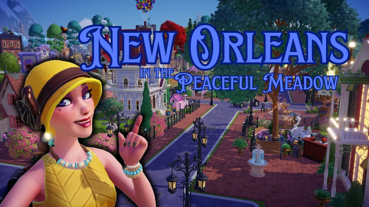 New Orleans In the Peaceful Meadow Disney Dreamlight Valley Tour