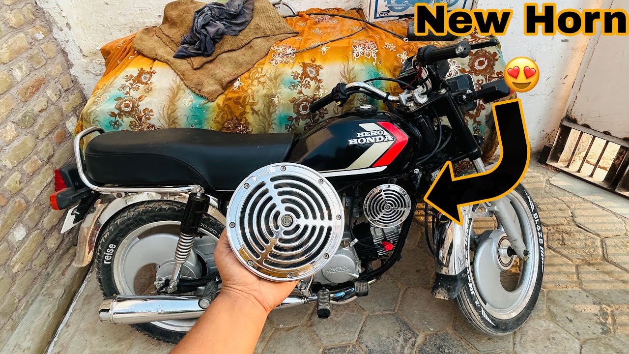Finally CD100 Ke Liye New Roots Horn install Kar Diye 😍 Silencer Bhi Change Kar Diya ||