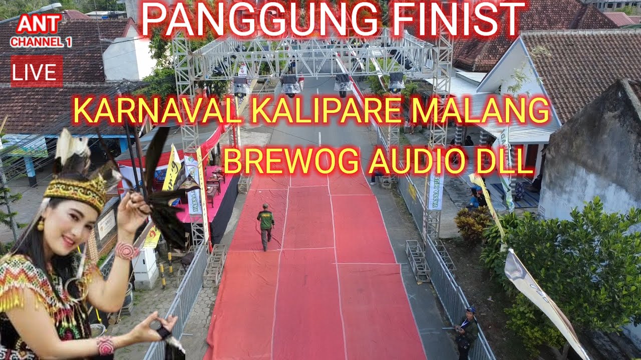 Karnaval kalipare malang 2025 drone video