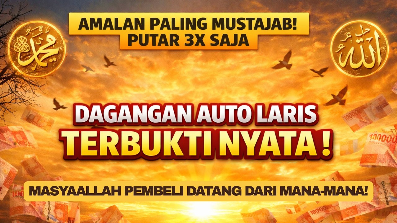 MASYAALLAH,Dagangan Auto Laris !! Rezeki Datang Bertubi-tubi dari Segala Arah!