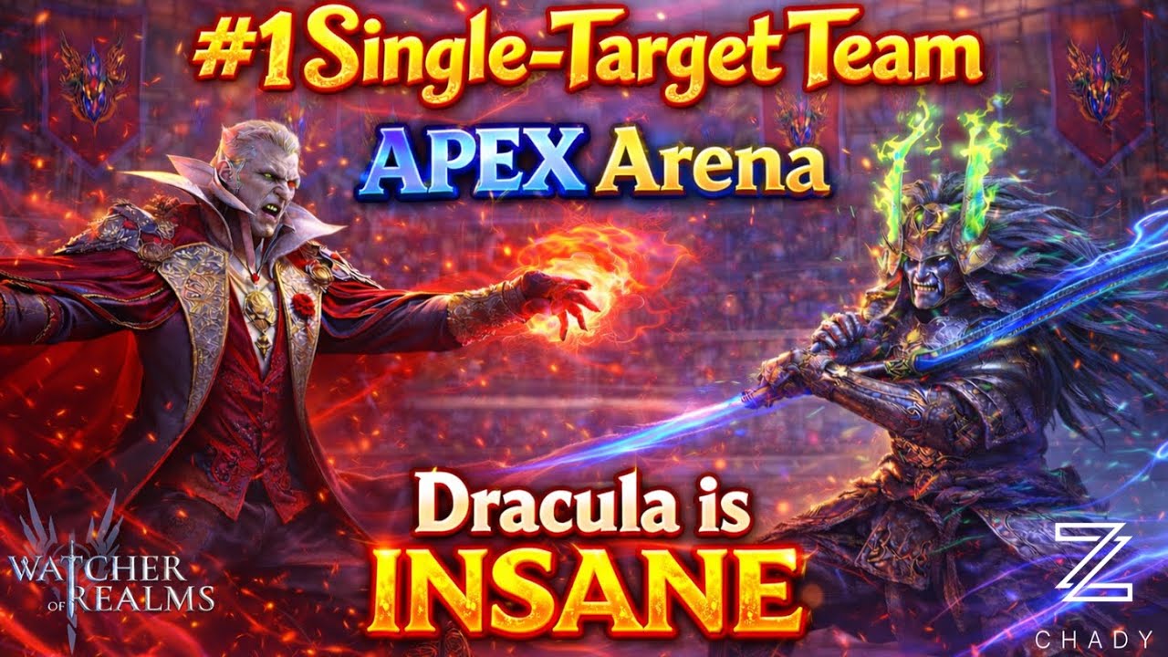 NEW #1 Single Target Arena Team Meta | Apex Chaotic ft Dracula | Watcher of Realms