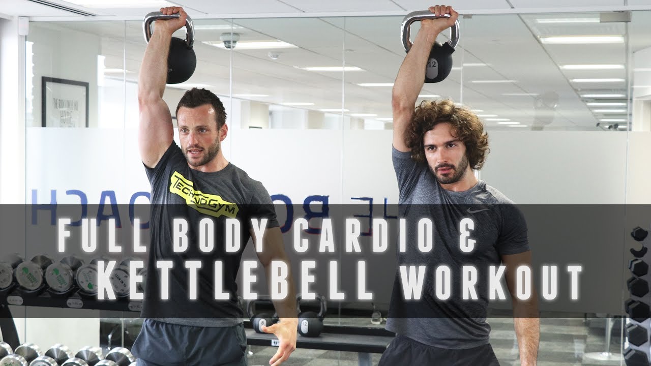 18 Minute Full Body Kettlebell & Cardio Workout | The Body Coach with Technogym Master Trainer