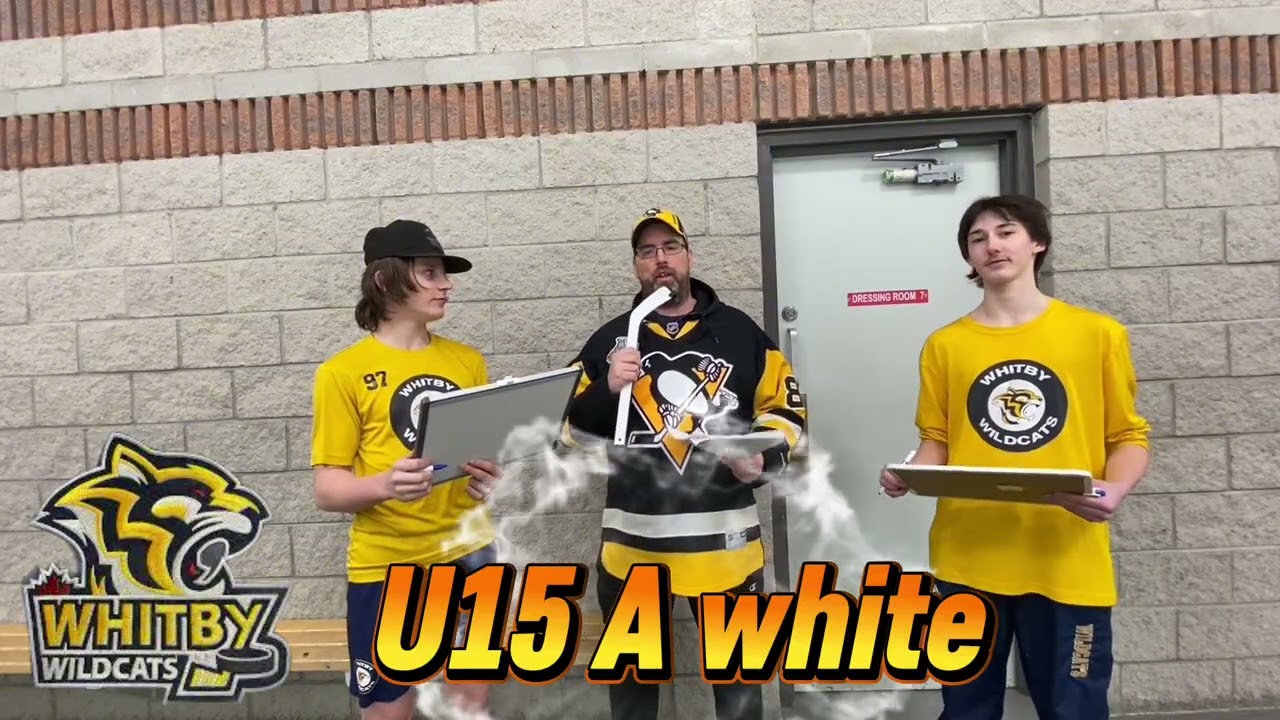 Whitby U15 A White🏒🥅 captains challenge #hockey #whitby #challenge 