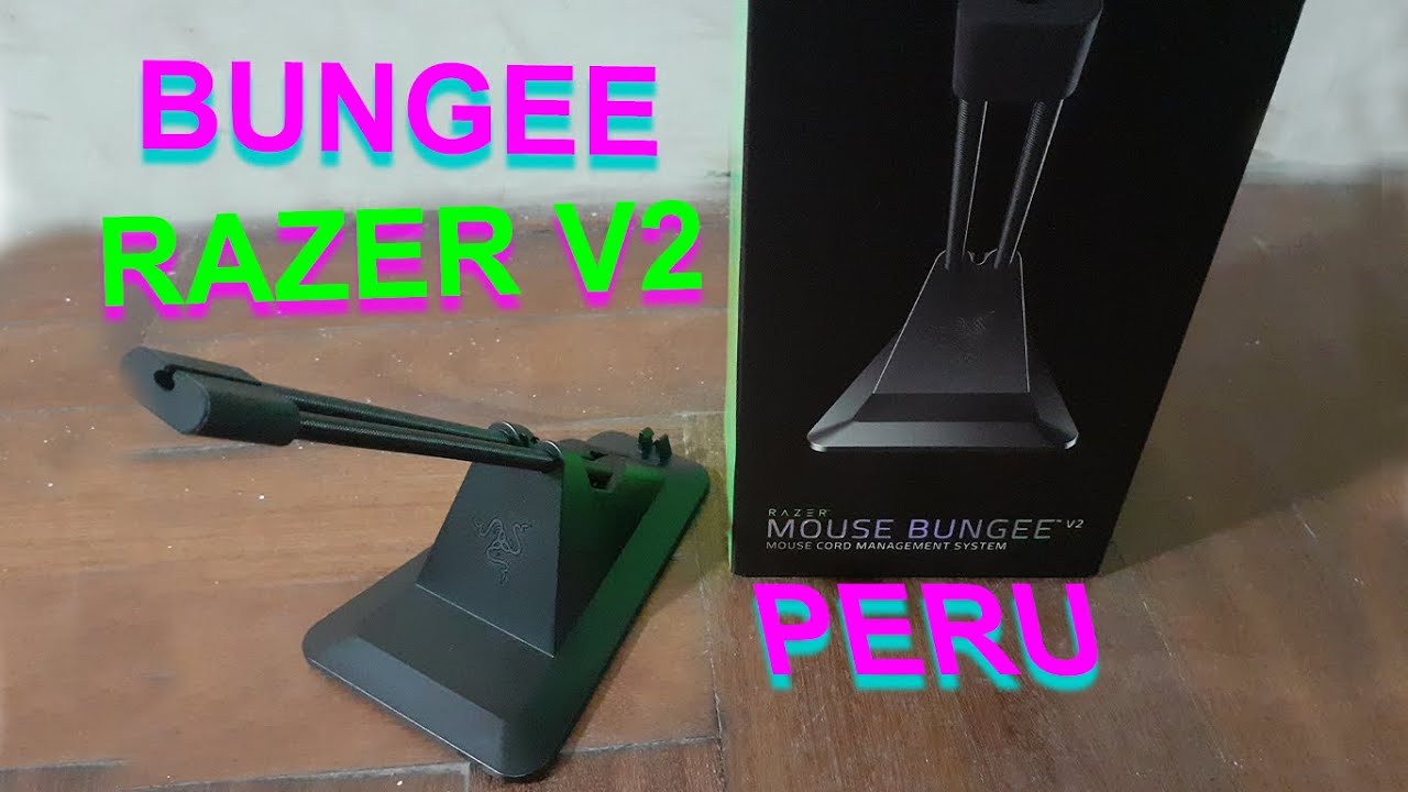 MOUSE BUNGEE RAZER V2 -  BUNGEE MAS BARATO DE PERU