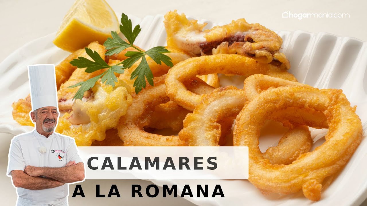 CALAMARES  la romana y el perfecto REBOZADO CRUJIENTE de ARGUIÑANO