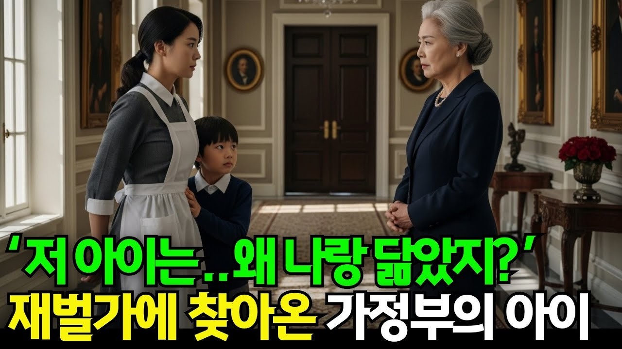 냉혈한 재벌 회장 찾아온 가정부의 아이. 