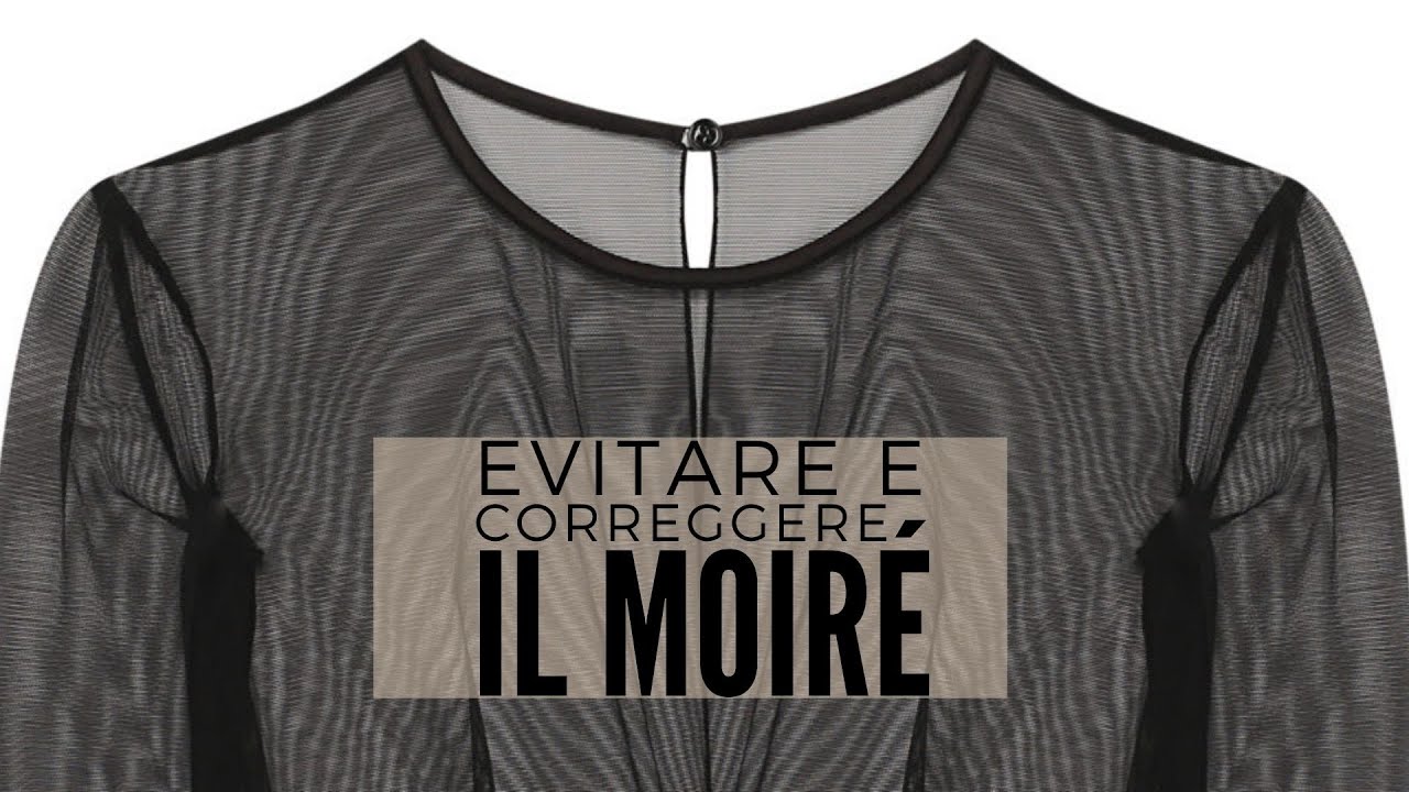 Correggere l'effetto moiré