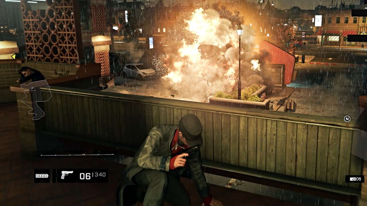 Watch Dogs - Collateral - Owl Motel Shootout (4K)