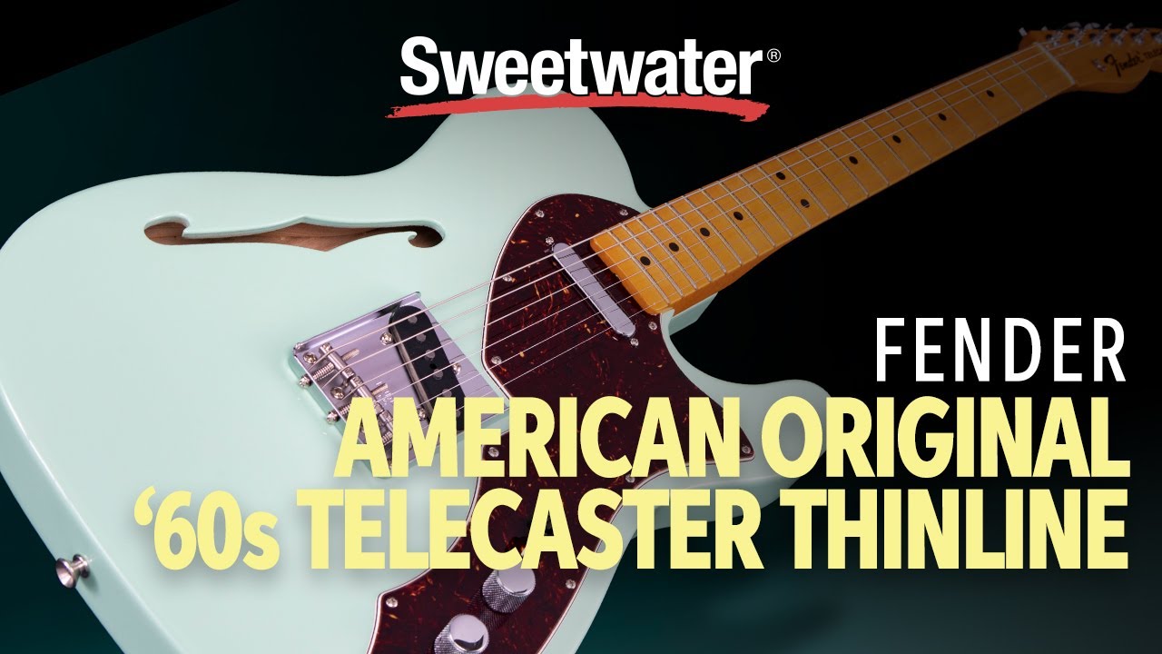 Fender American Original '60s Telecaster Thinline Guitar Demo