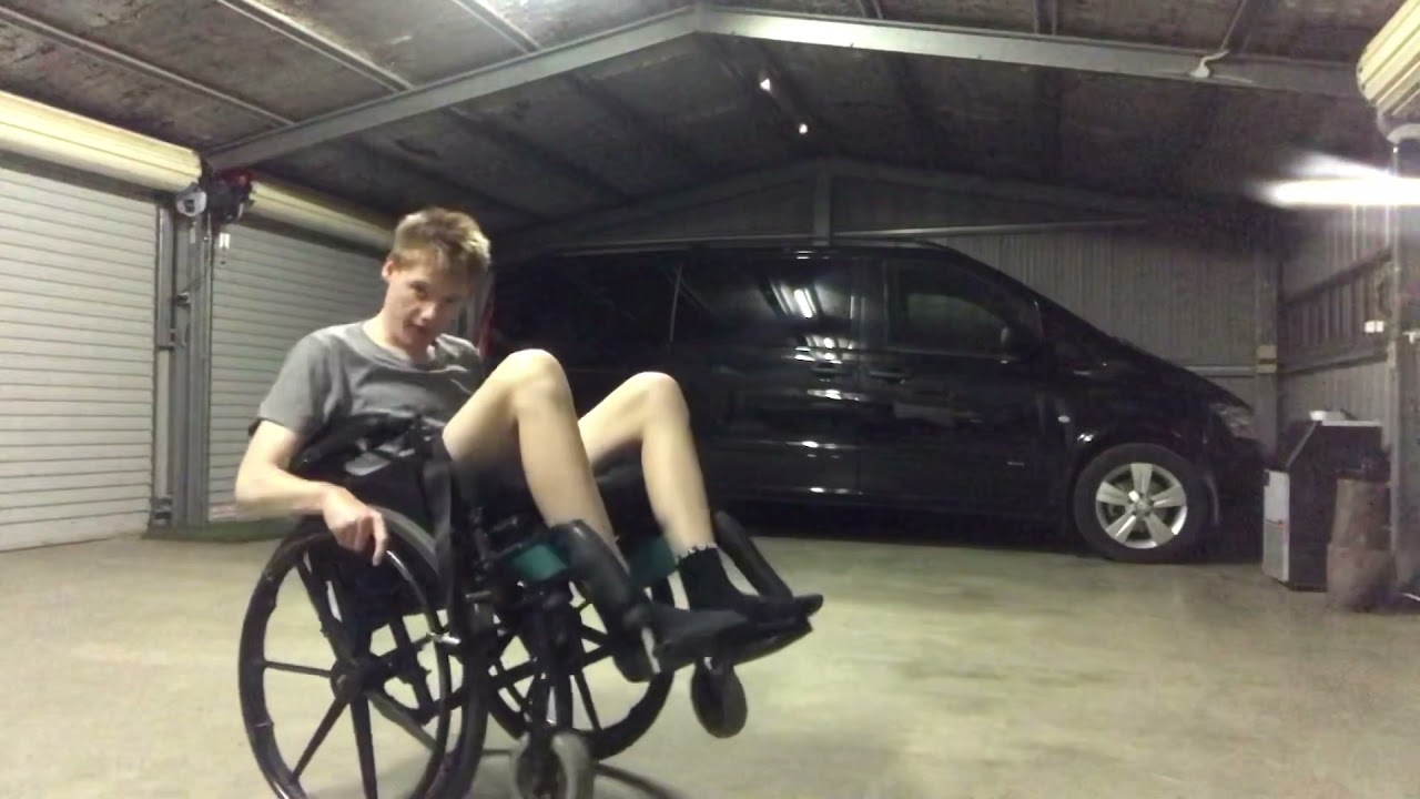 How to Wheelie on a Wheelchair (EASY)