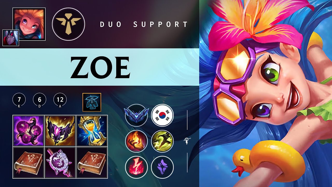 Zoe Support vs Blitzcrank - KR Diamond Patch 26.02